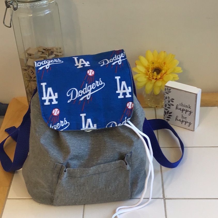La Dodgers Charming Drawstring Backpack